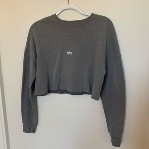 ALO Yoga Cropped Sweatshirt